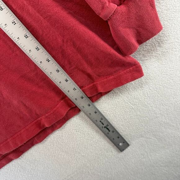 Vintage Lands End Rugby Shirt Mens XL Red Eagle United States Football union 90s - Picture 6 of 11